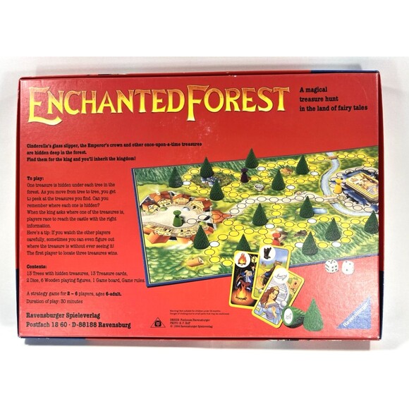 Enchanted Forest Board Game Ravensburger 1994 Vintage Complete - Picture 2 of 12